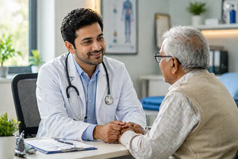 Verma Family Clinic — Dr. Aman Verma in consultation
