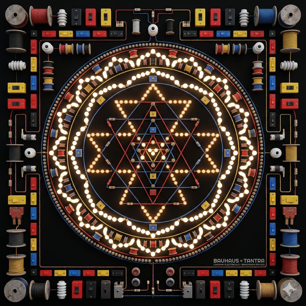 Decorative lighting composition
